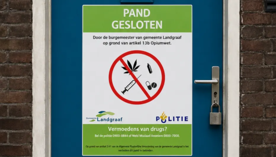 Landgraaf sluit drugspand