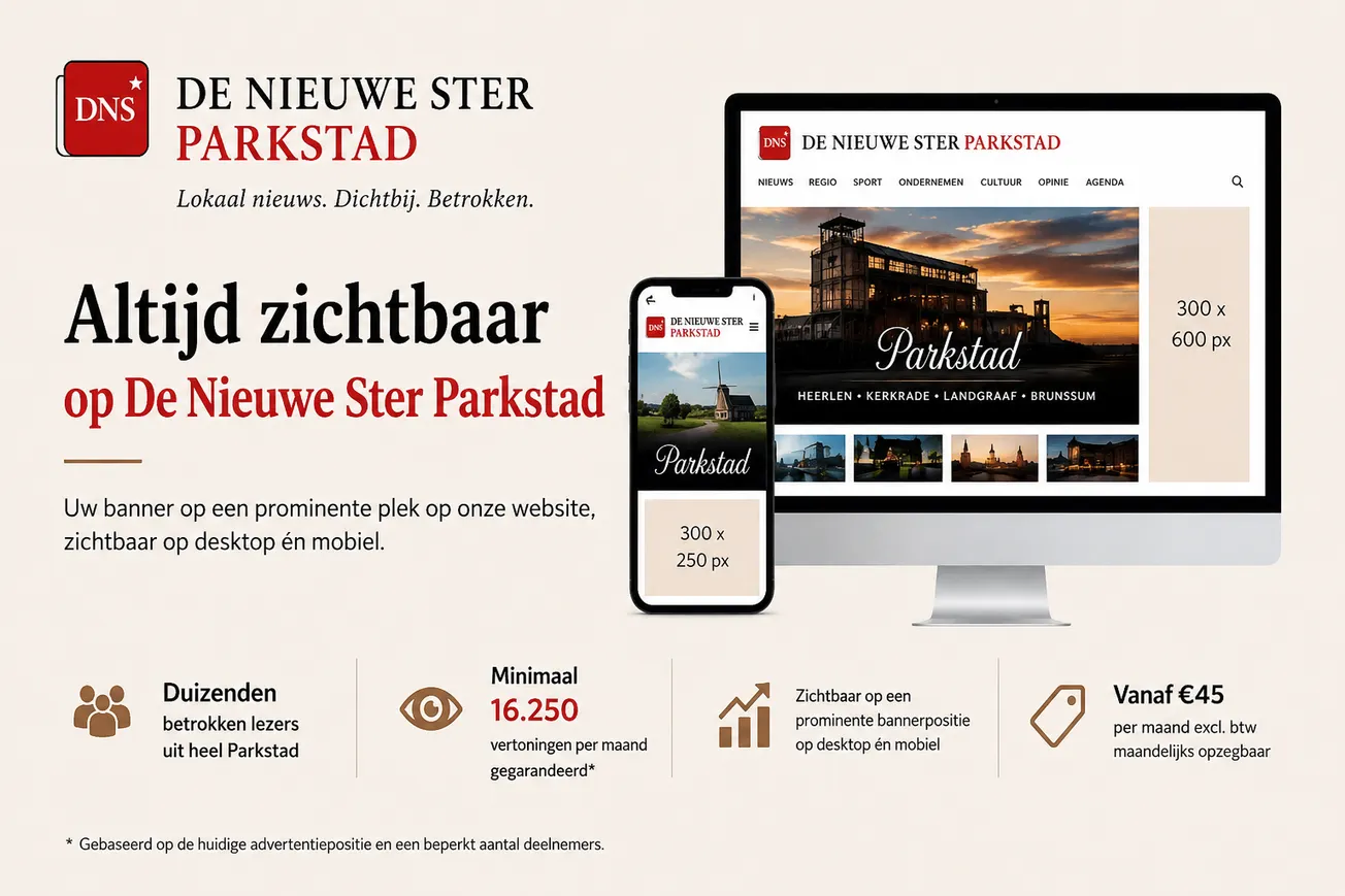 Altijd zichtbaar op De Nieuwe Ster Parkstad