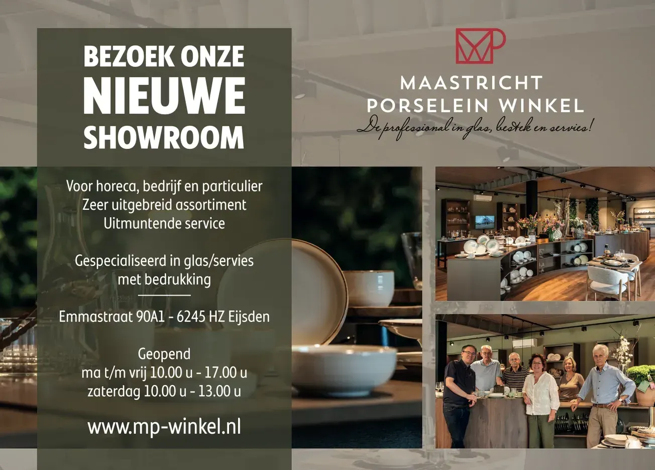 Nieuwe showroom Maastricht Porselein Winkel opent deuren in Eijsden