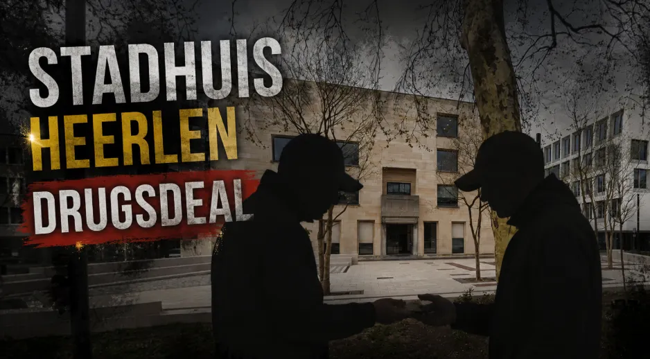 Drugsdeal pal voor stadhuis Heerlen