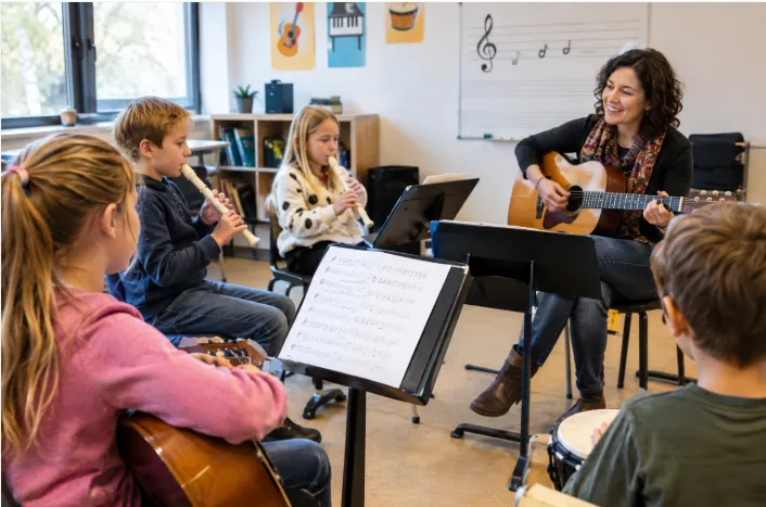 Verenigingen op bres voor muziekles op scholen Voerendaal