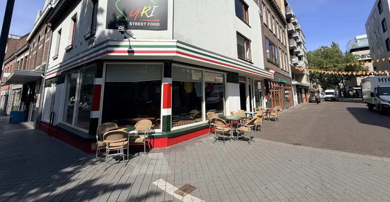 Restaurant Heerlen in etalage
