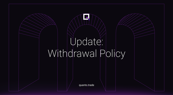 Withdrawal Policy Update