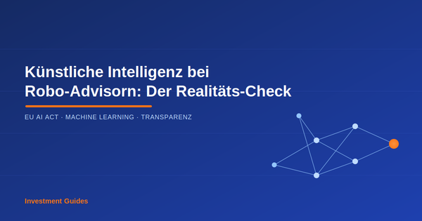 Künstliche Intelligenz bei Robo-Advisorn: Was sich 2026 wirklich verändert hat