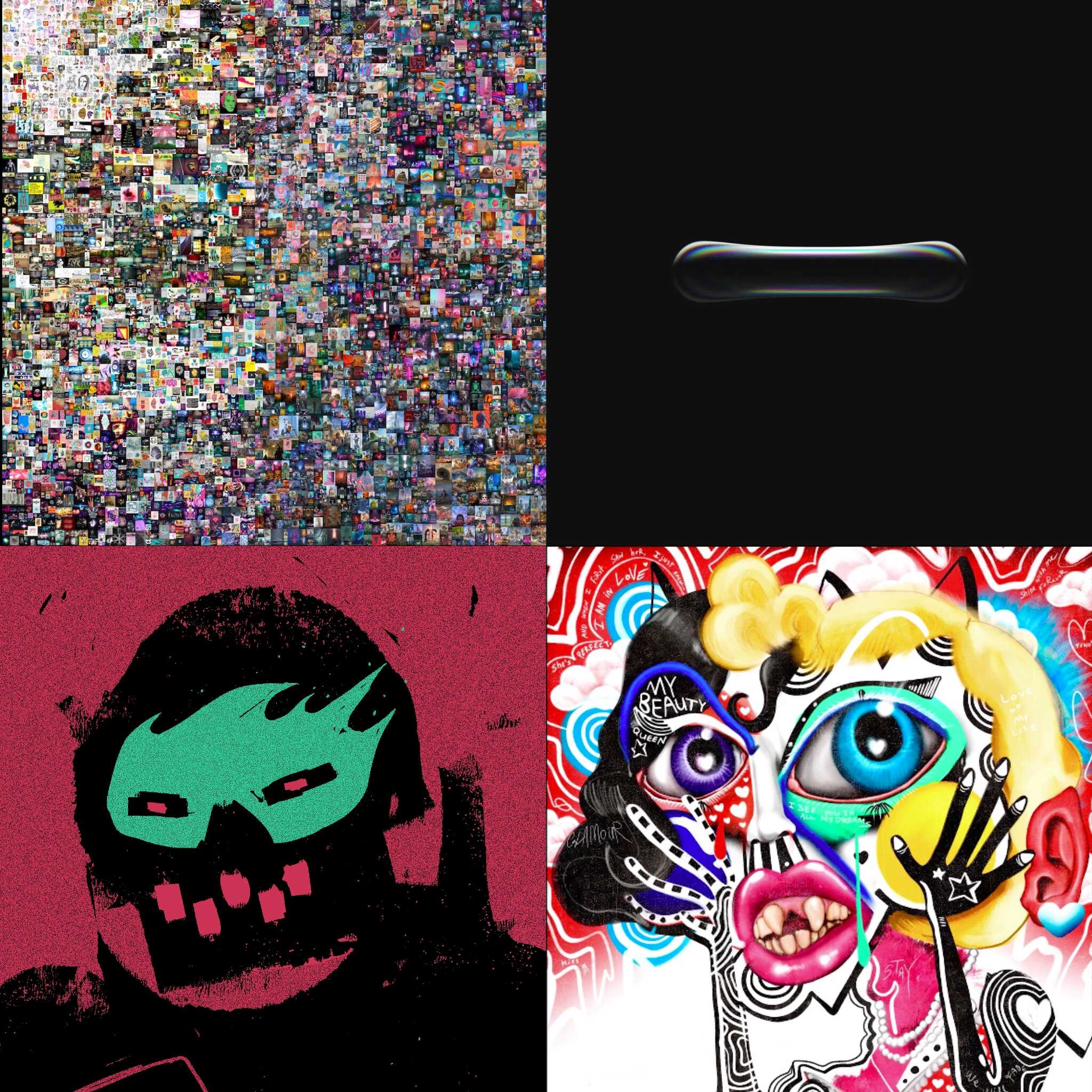 Art & Media NFTs (Beeple, Pak, XCOPY, FEWoCIOUS)