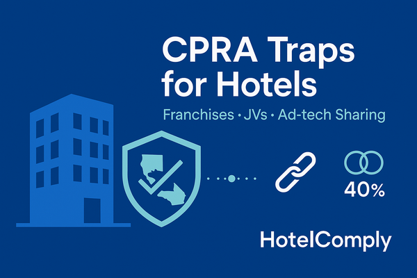 Are You Sure Your Hotel Is Exempt from the CPRA? 3 Traps for Franchises and JVs