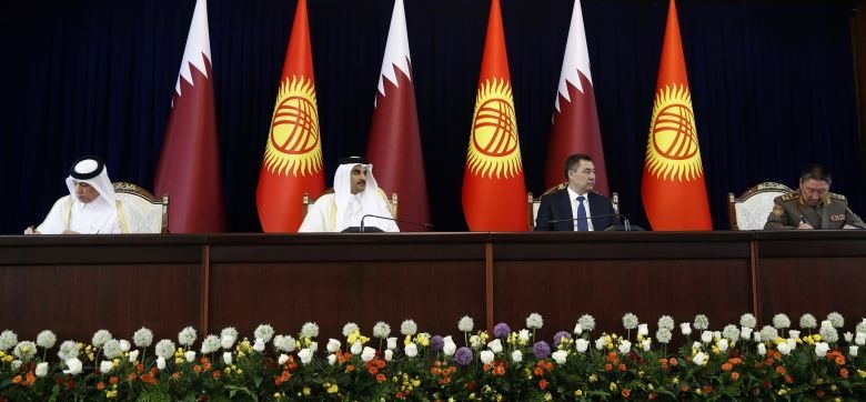 Кыргызстан менен Катар 13 документтке кол коюшту