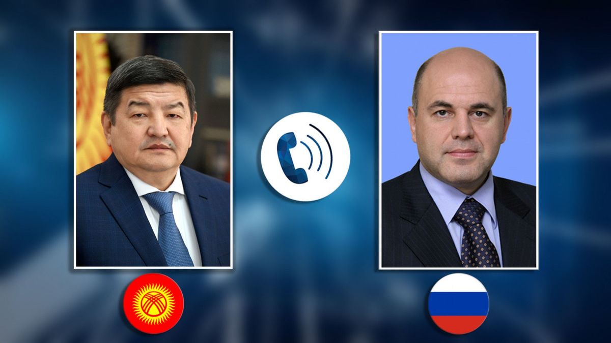 Акылбек Жапаров Россия жана Армениянын премьер-министрлери менен телефон аркылуу сүйлөштү