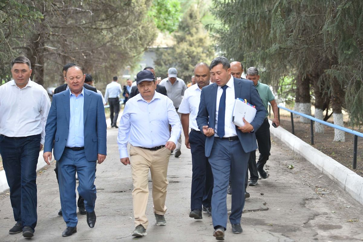 Минкаб «Орто-Алыш» жана «Башкара-Суу» суу топтоочу жайларынын иши менен таанышты