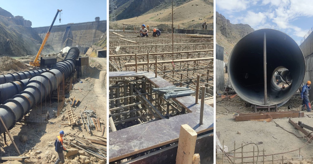 Энергетика министрлиги Бала-Саруу ГЭСинин курулуш этабы боюнча маалымат берди