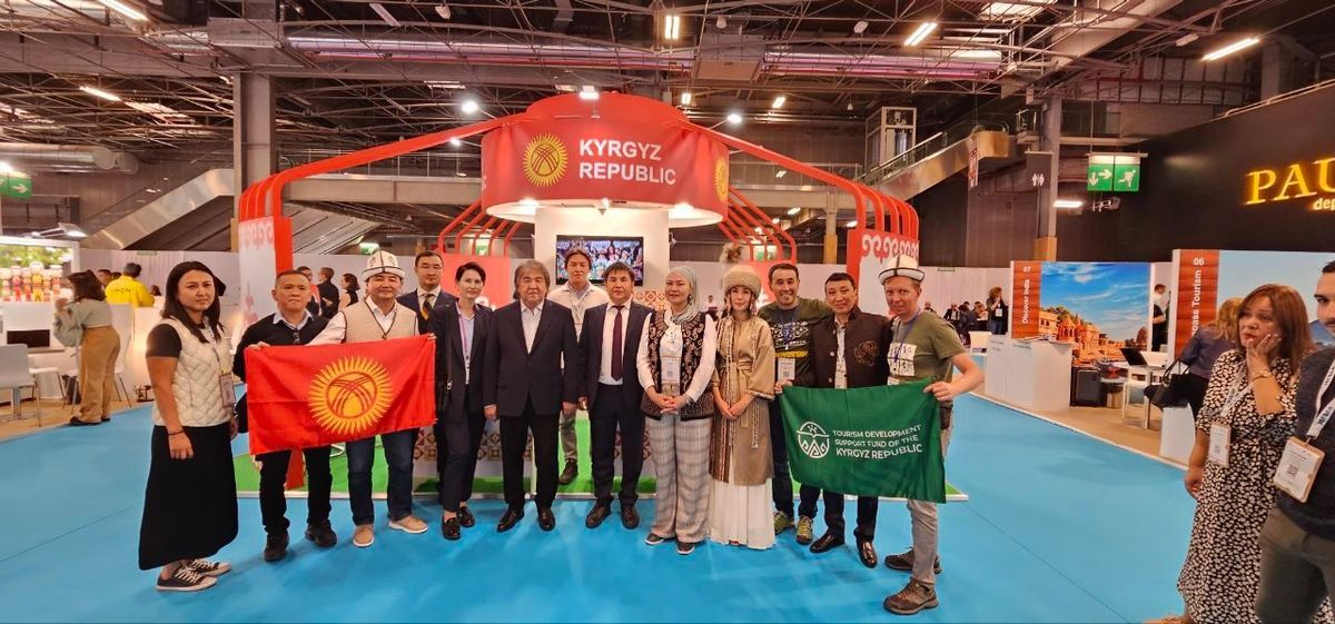 Франциядагы көргөзмөдө Кыргызстандагы стенди орнотулду