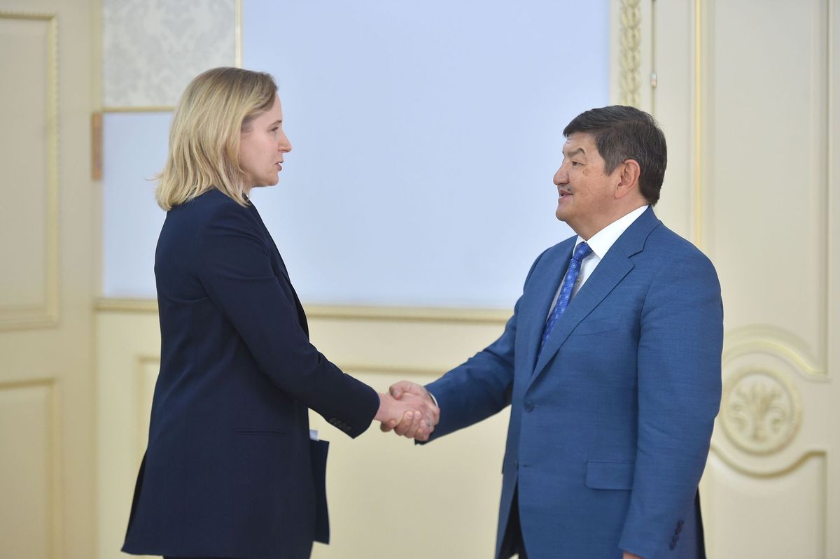 Акылбек Жапаров БУУнун Өнүктүрүү программасынын туруктуу өкүлүн кабыл алды