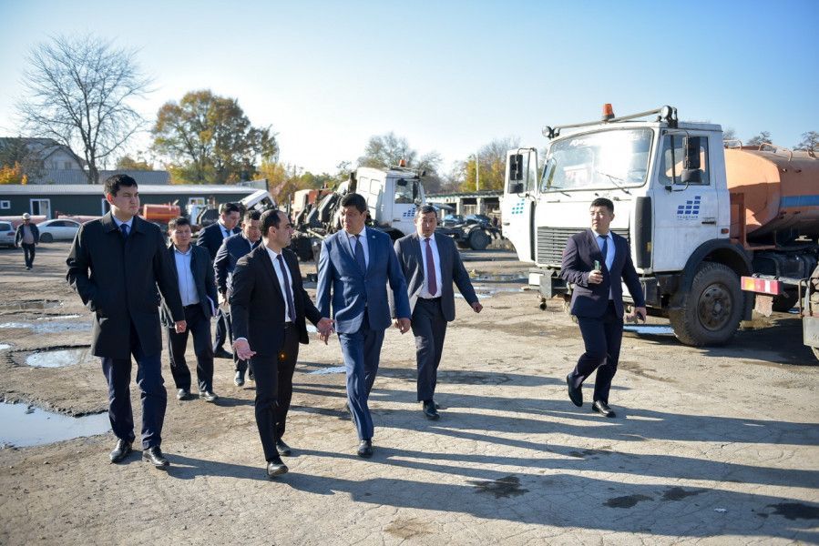 Бишкектин мэри «Тазалыктын» иши менен таанышты