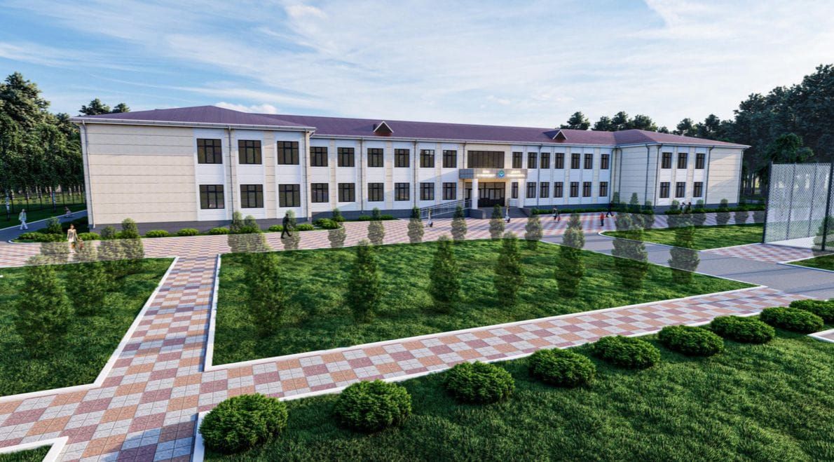 Оштун Чапаев айылында 375 орундуу жаңы мектептин курулушу башталды