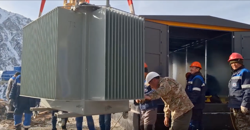 "Ала-Арча" паркындагы жаңы трансформатордун курулушу 95%га аяктады