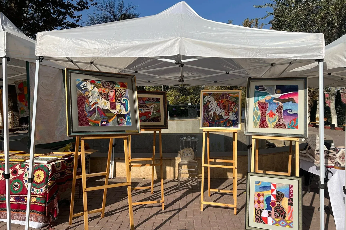 Ош шаарында ART EXPO эл аралык көргөзмөсү өтүп жатат