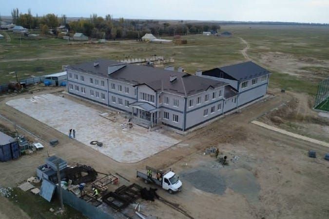 Ынтымак айылында 150 орундуу мектеп курулуп жатат