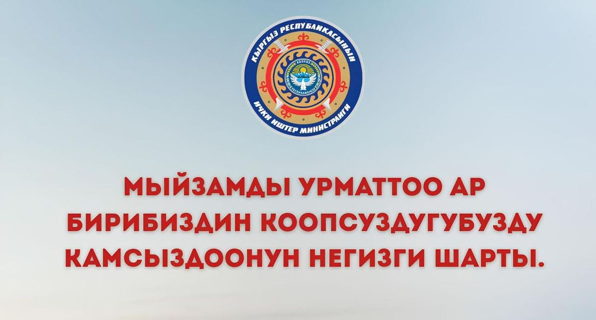 ИИМ: Чет өлкөдө жана Кыргызстанда мыйзам сактоо боюнча негизги кеңештер