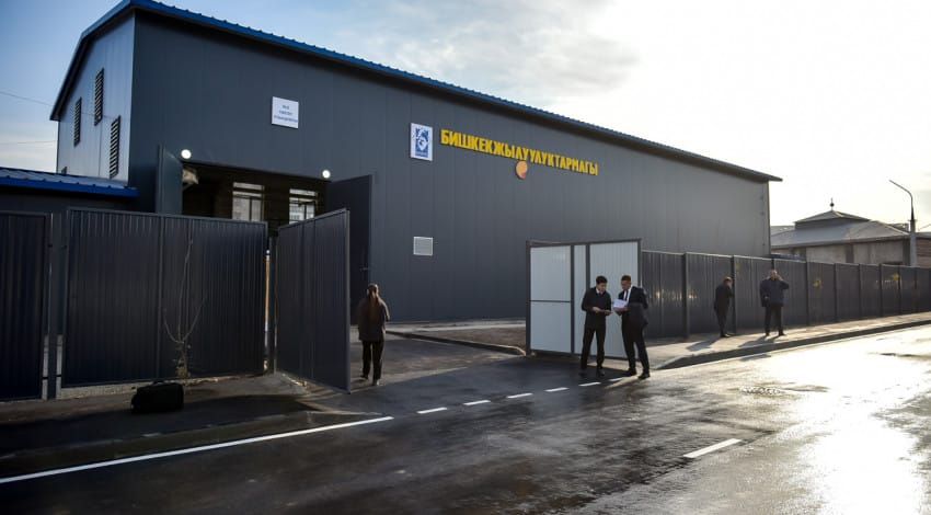 Бишкекте жаңы №3 насостук станция ачылды