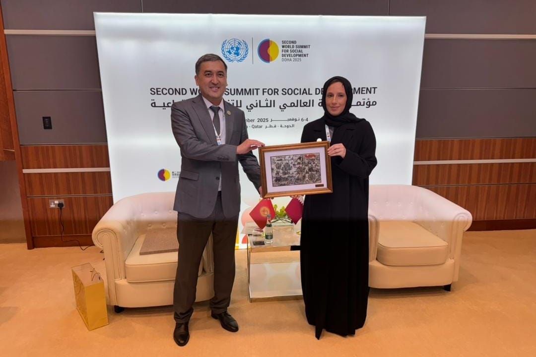 Кыргызстан менен Катар социалдык өнүгүү жаатында кызматташууну бекемдейт