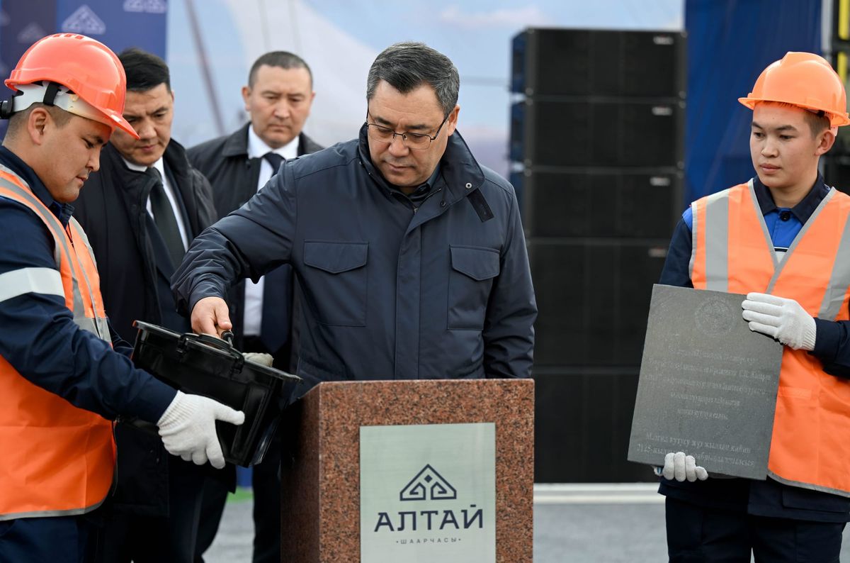 Бишкекте 34 миң батирлүү “Алтай” шаарчасынын курулушу расмий башталды