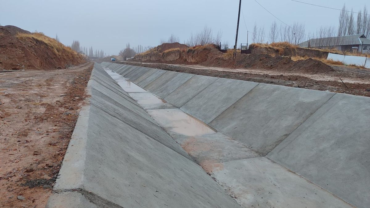 Араван–Ак-Буура каналы реконструкцияланып жатат