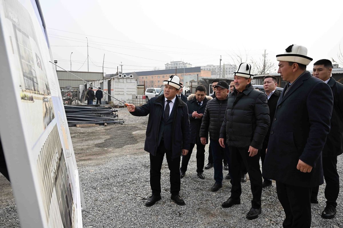 Манас шаарында ири социалдык объектилер курулуп жатат