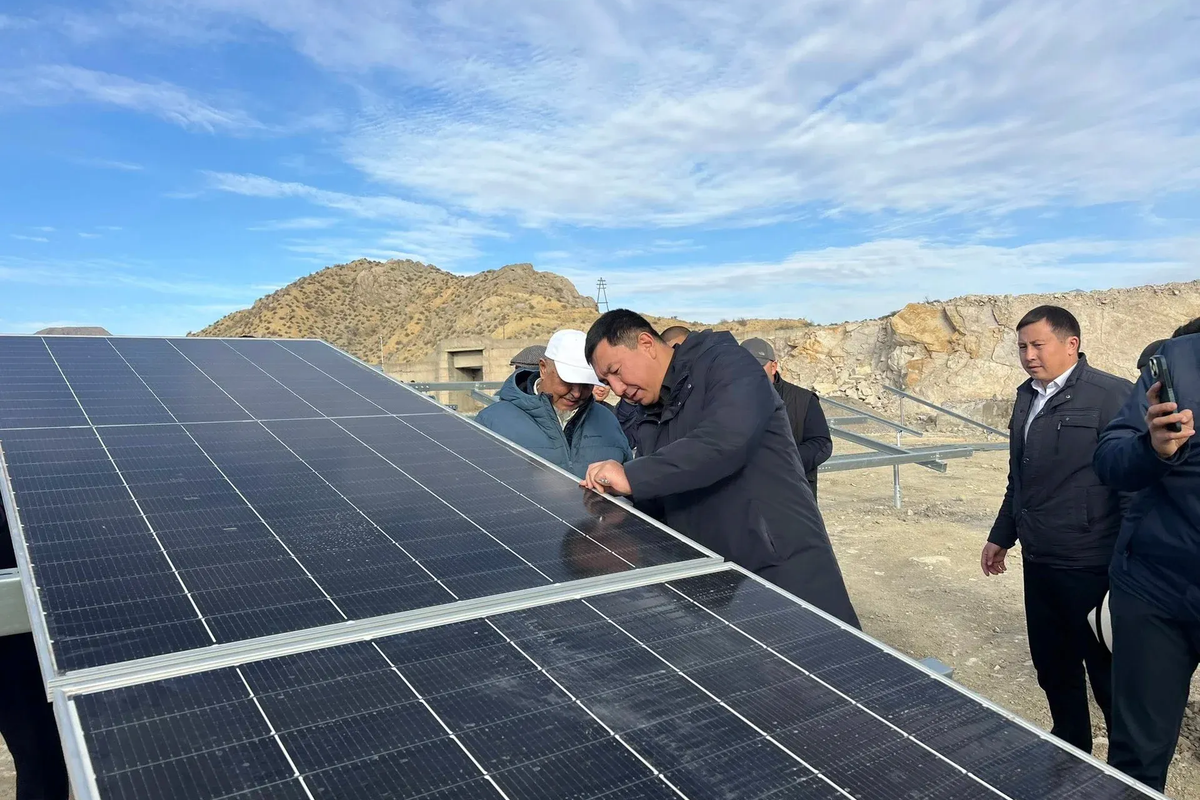 Таш-Көмүр шаарында 30 МВт кубаттуулуктагы күн электр станциясы курула баштады