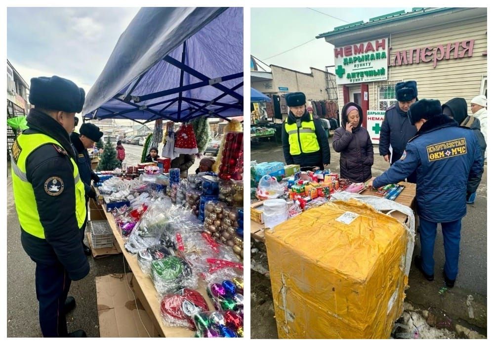 ИИМ өлкөдө пиротехника сатуу жана колдонуу боюнча рейд өткөрүүдө