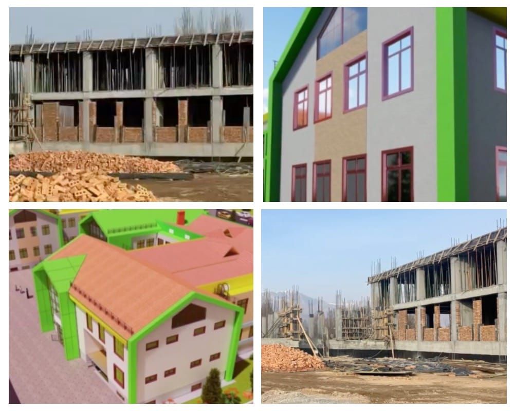 Түптө 438 млн сомго жаңы мектеп курулууда