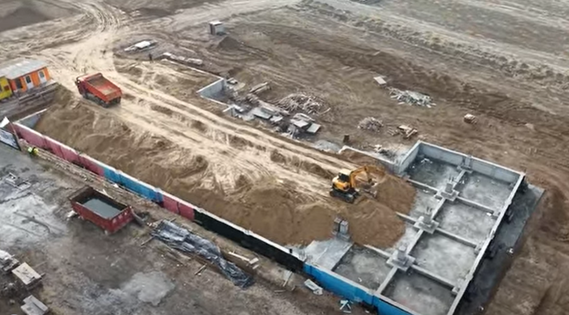 Ош шаарында 480 орундуу мектеп курулуп жатат