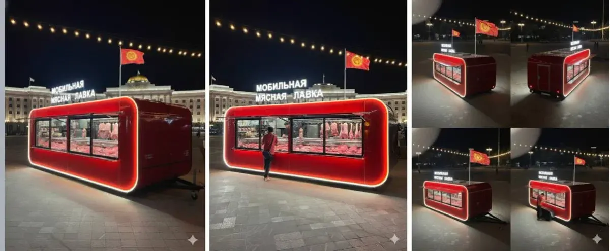 Кыргызстанда эт сатуучу мобилдик дүкөндөр ачылат