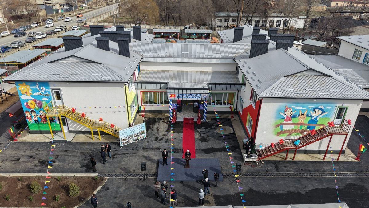 Ош шаарында 280 орундуу заманбап балдар бакчасы ачылды