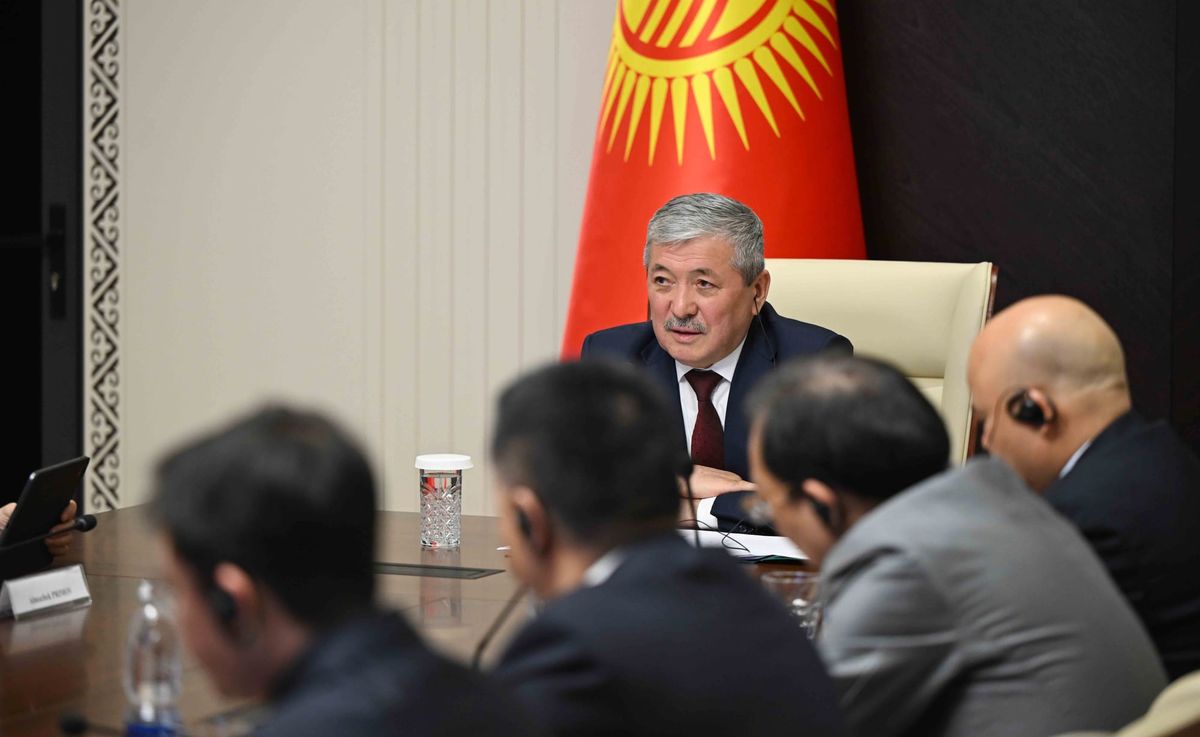 Адылбек Касымалиев кытайлык холдинг менен инвестициялык долбоорлорду талкуулады