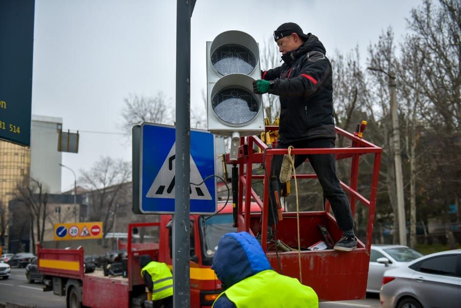 "Акылдуу светофорлор" Бишкектин бардык аймагына коюлат