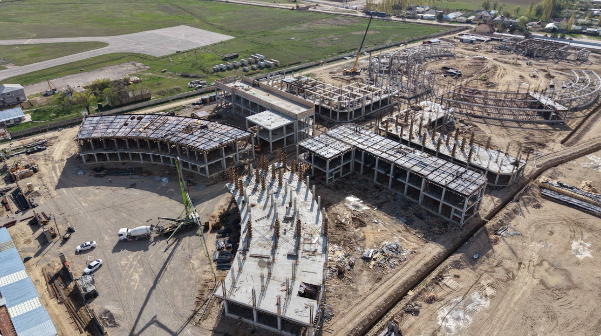 Таласта “Баластан” эс алуу борборунун курулушу 45%га аткарылды