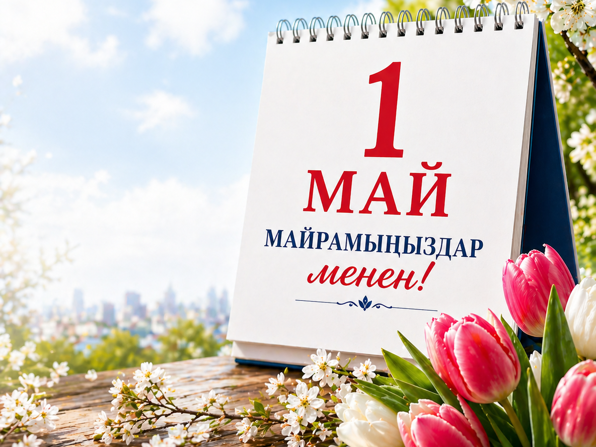 Бүгүн, 1-май жаздын жана эмгектин майрамы