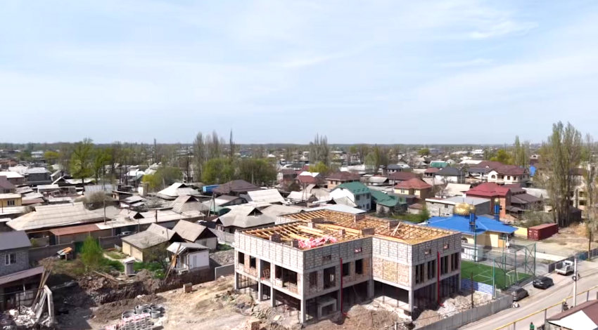 Бишкектин Ак-Тилек конушунда 100 орундуу бала бакча курулууда