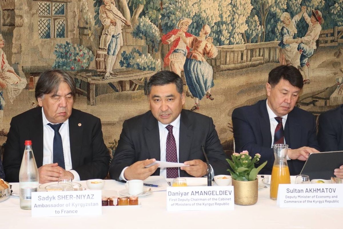 Парижде кыргыз-француз кызматташтыгын кеңейтүү маселеси талкууланды
