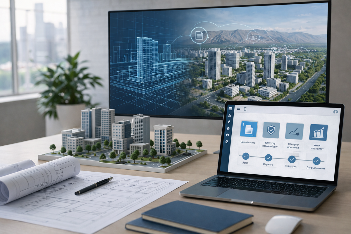 Бишкекте шаар куруу тармагы толук санариптештирилет