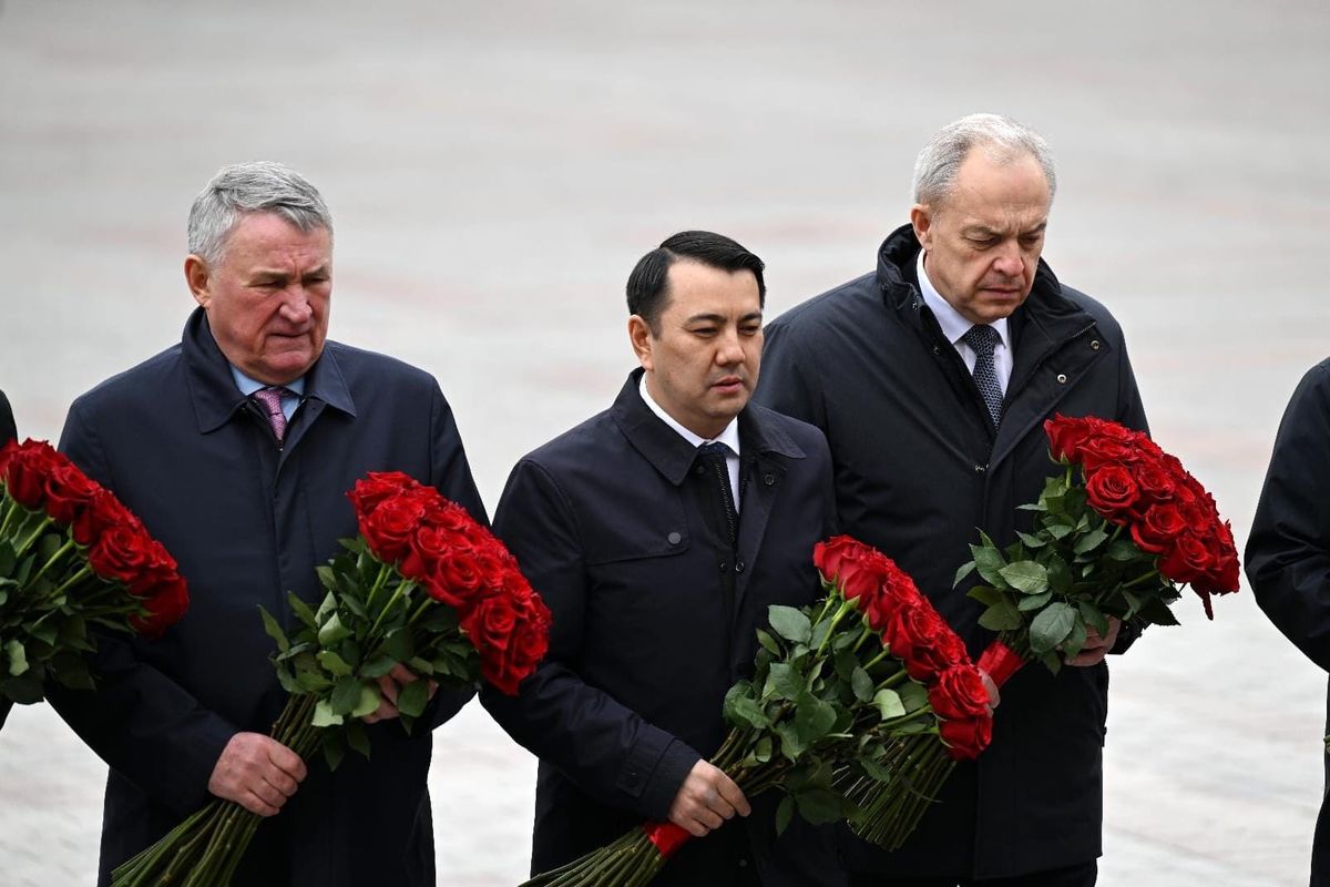 Марлен Маматалиев Улуу Ата мекендик согуштун ардагерлерин эскерди