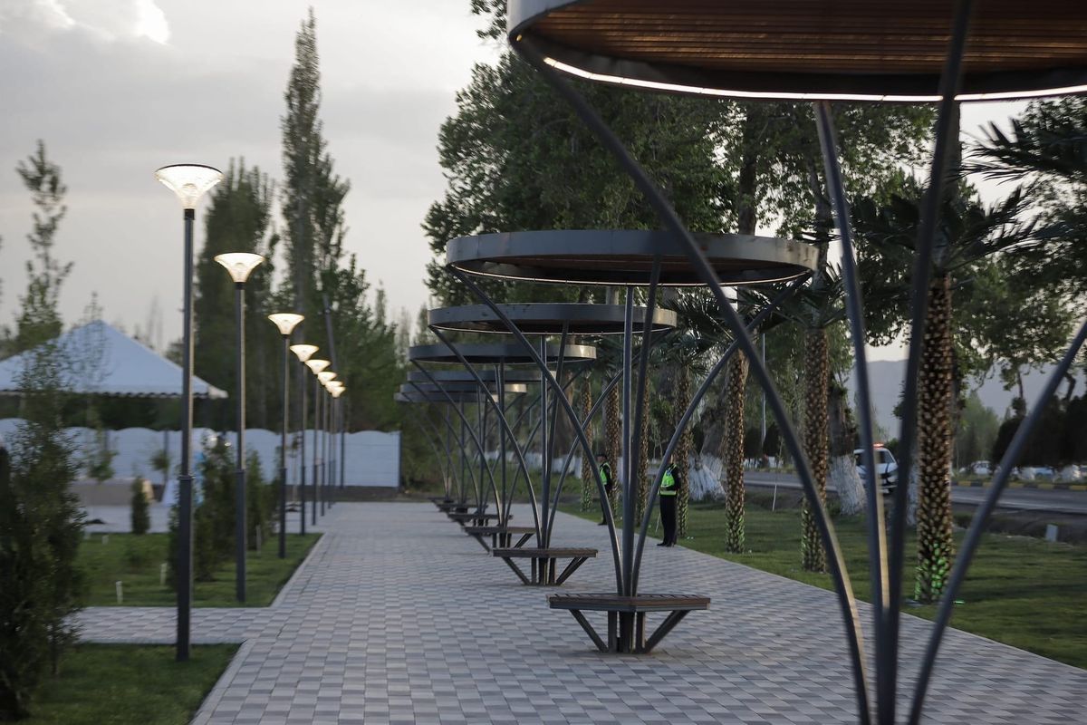 Ошто аэропорттун аймагында сейил бак курулду