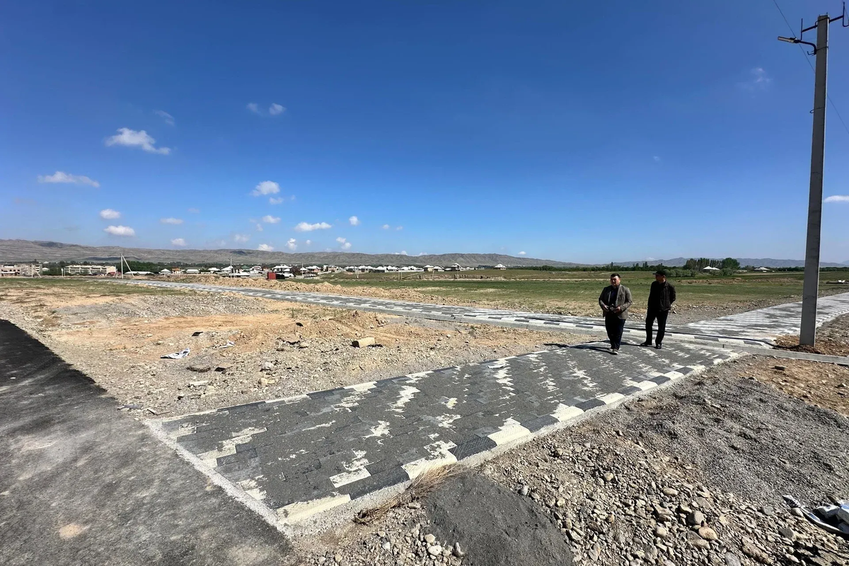 Кызыл-Кыя шаарында жаңы муниципалдык базар курулуп жатат