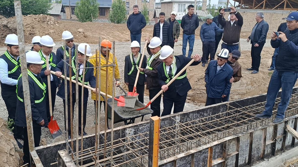 Кара-Суу районунда 40 млн сомго ветеринардык административдик имарат курулуп баштады