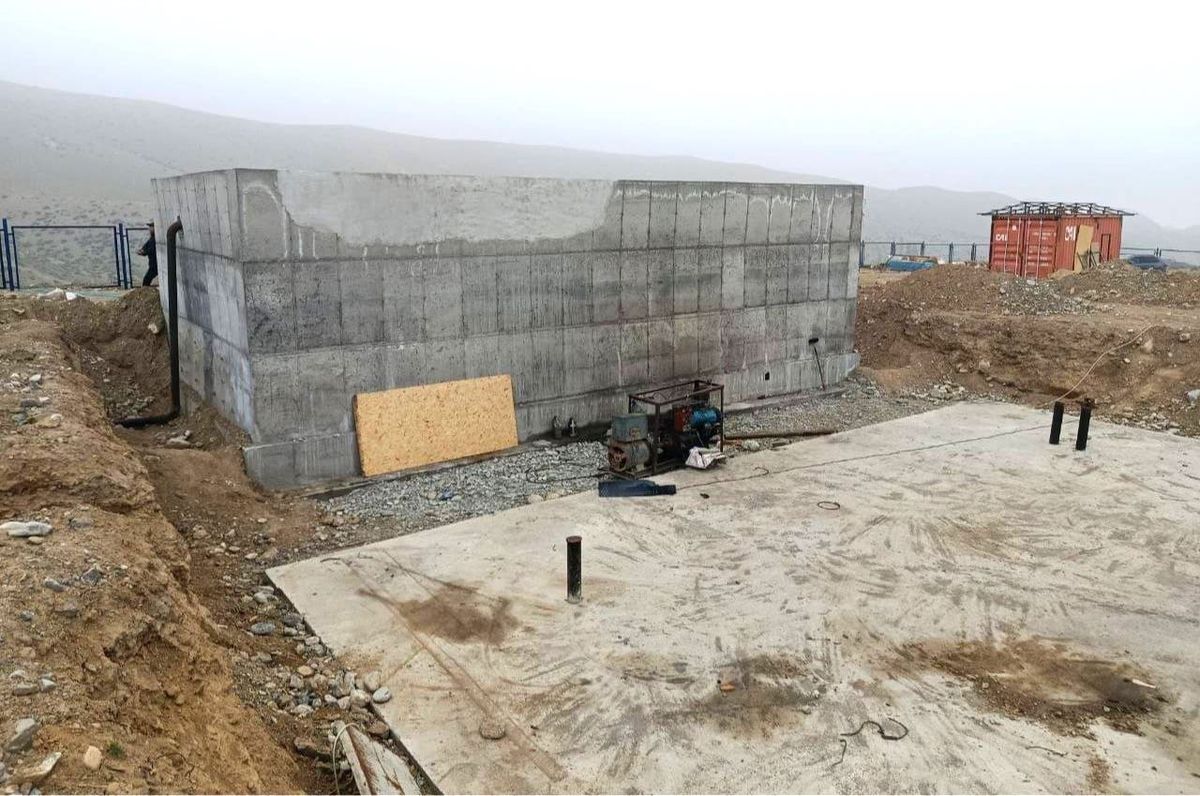 Кадамжайдагы Совет айылында ичүүчү суу системасы курулуп жатат