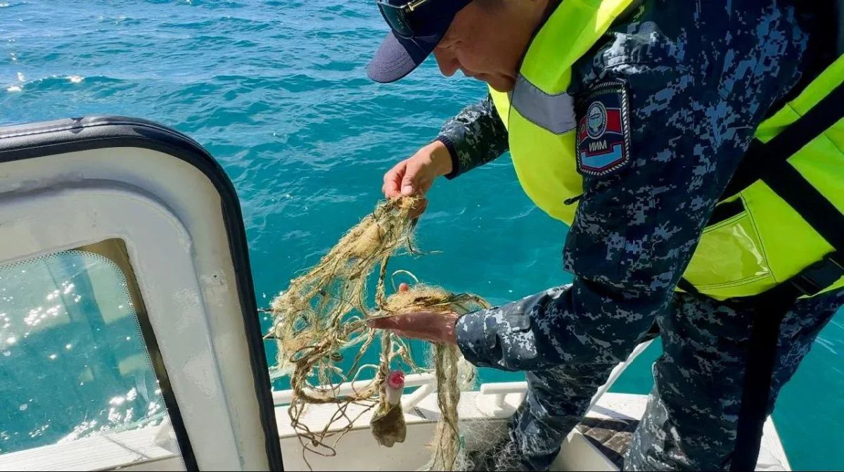 Быйылкы жылдын 3 айында Ысык-Көлдөн 16 900 метр тор алынды