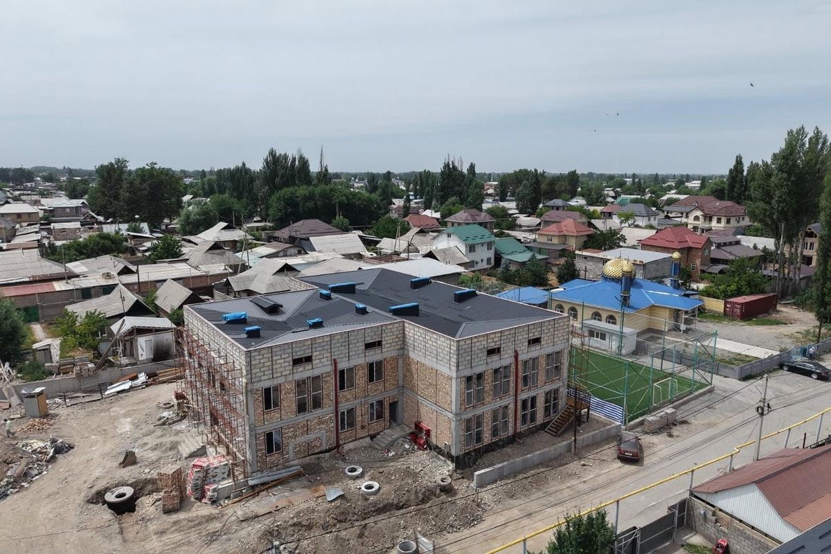 Ак-Тилек жаңы конушунда 100 орундуу бала бакча курулууда