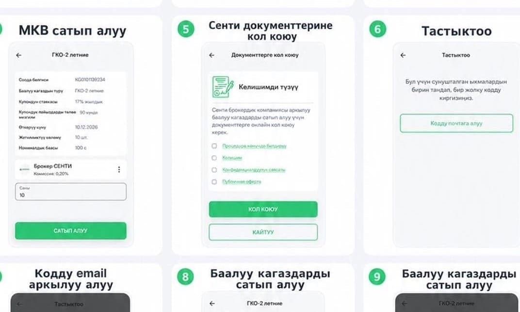 Баалуу кагаздарды онлайн сатып алуу мүмкүнчүлүгү жаралды