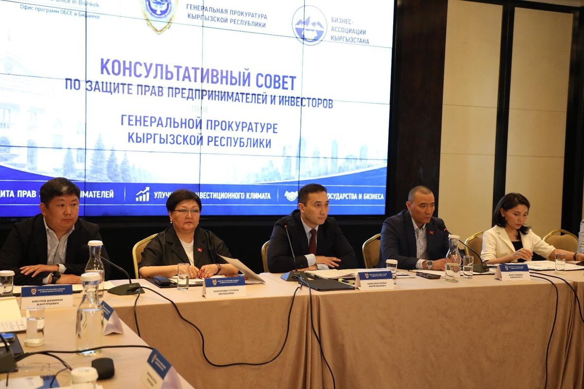 Ишкерлердин жана инвесторлордун укуктарын коргоо маселеси талкууланды