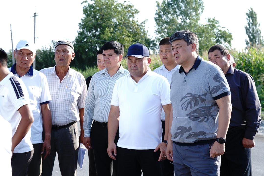 Бакыт Төрөбаев Жалал-Абаддагы төрт ири курулуштун жүрүшүн текшерди